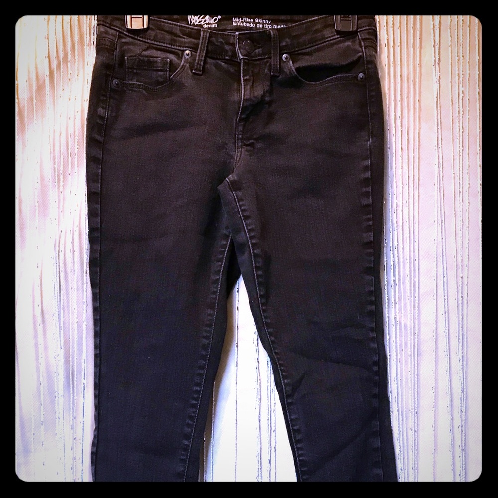 Black mossimo tight skinny jeans
